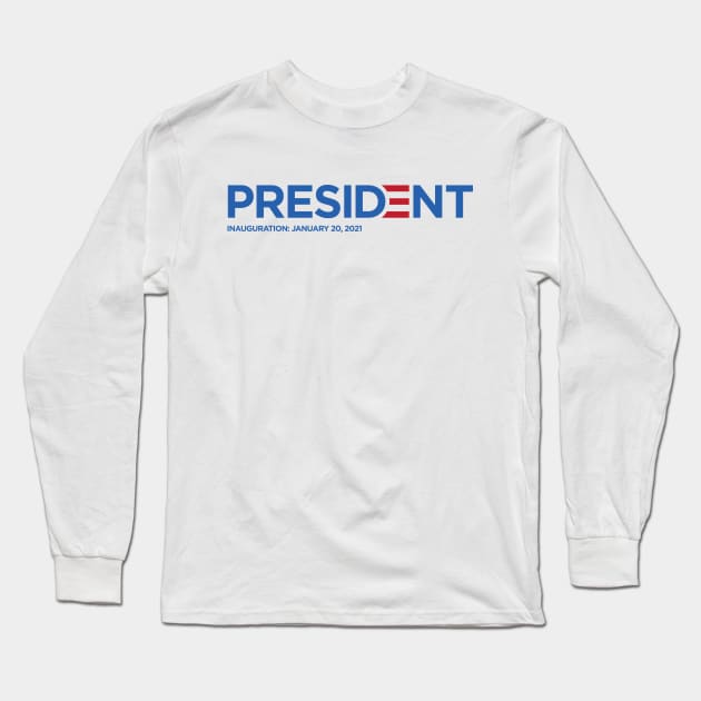 Biden Inauguration Long Sleeve T-Shirt by ChrisMPH